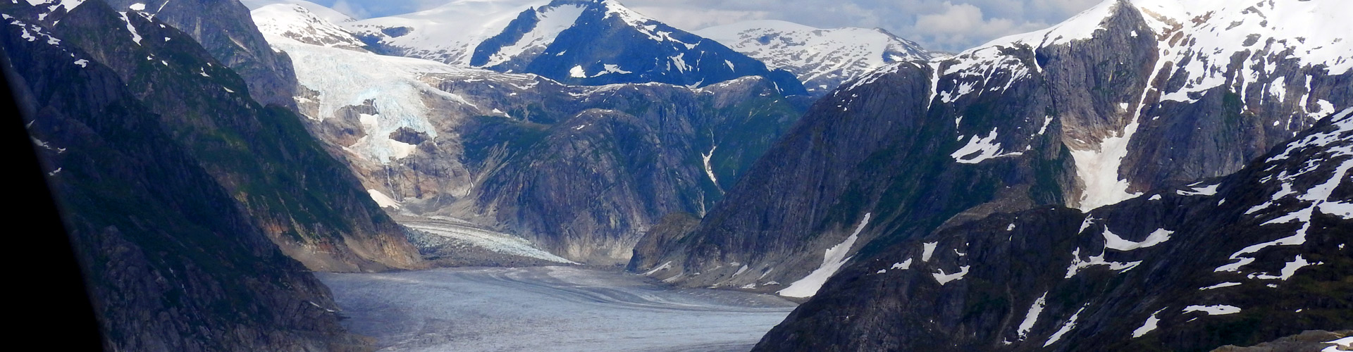 Alaska LeConte Glacier Icefield from Floatplane